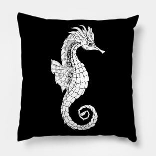 Seahorse Decorative Design Pillow