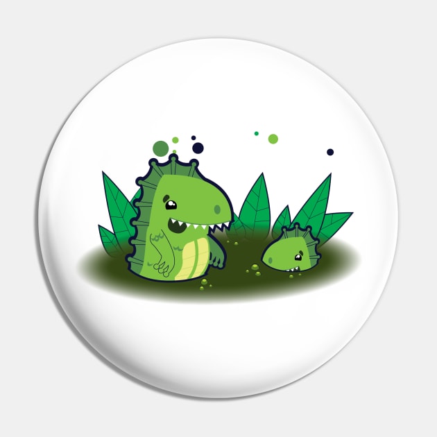 Just a Cute Swamp Monsters Pin by Dmytro