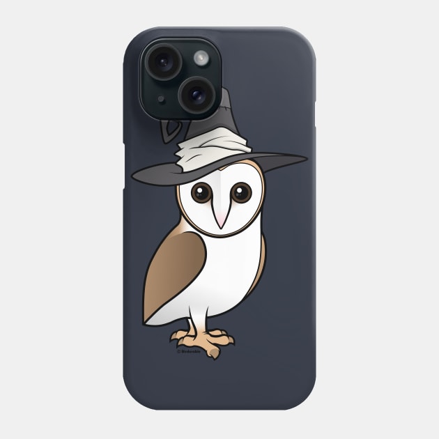 Barn Owl Witch Phone Case by birdorable