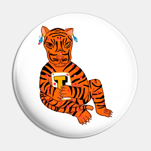 TLSP TIGER Pin by Ledesign