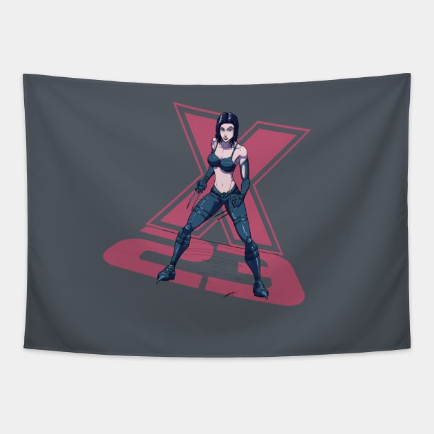 X-23 Tapestry by Juggertha