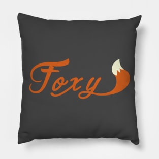 Seductive Foxy shirt with fox tail Pillow