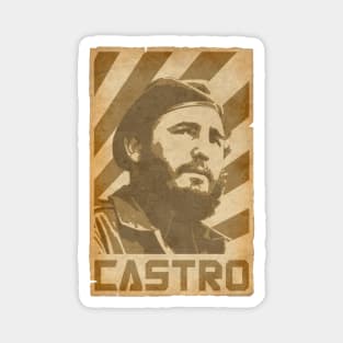 Fidel Castro Retro Propaganda Magnet