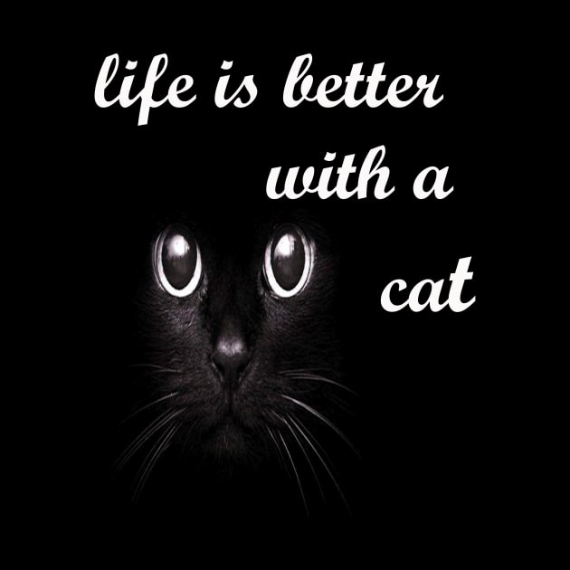 life is better with a cat 2 by UrbanCharm