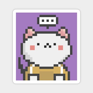 Pixel Cat 152 Magnet