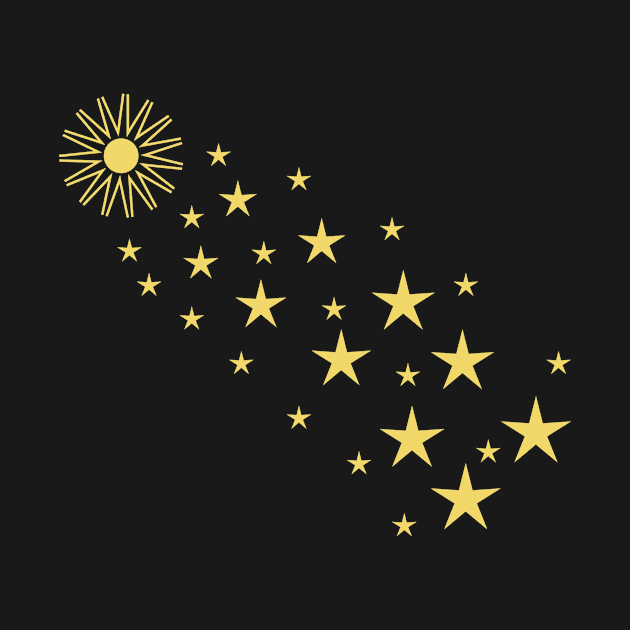 Golden Stars by icarusismartdesigns