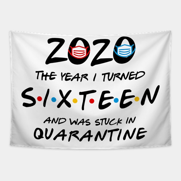 2020 The Year I Turned Sixteen And Was Stuck In Quarantined Tapestry by DAN LE