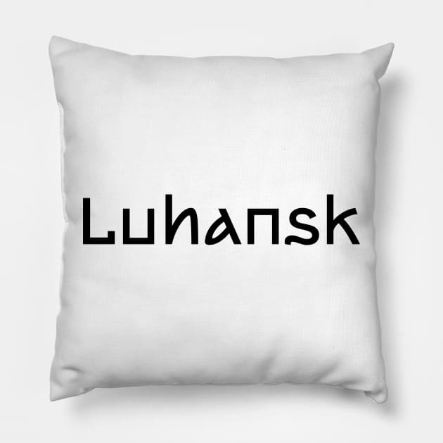 Luhansk Pillow by Ukrainian Cities