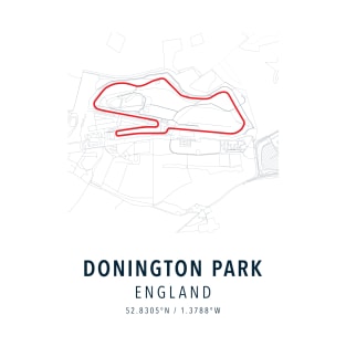 donington park simple map T-Shirt