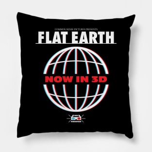 FLAT EARTH 3D Pillow