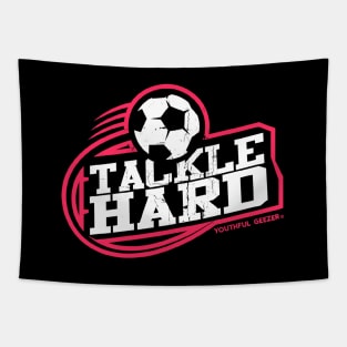 Tackle Hard Soccer Tapestry