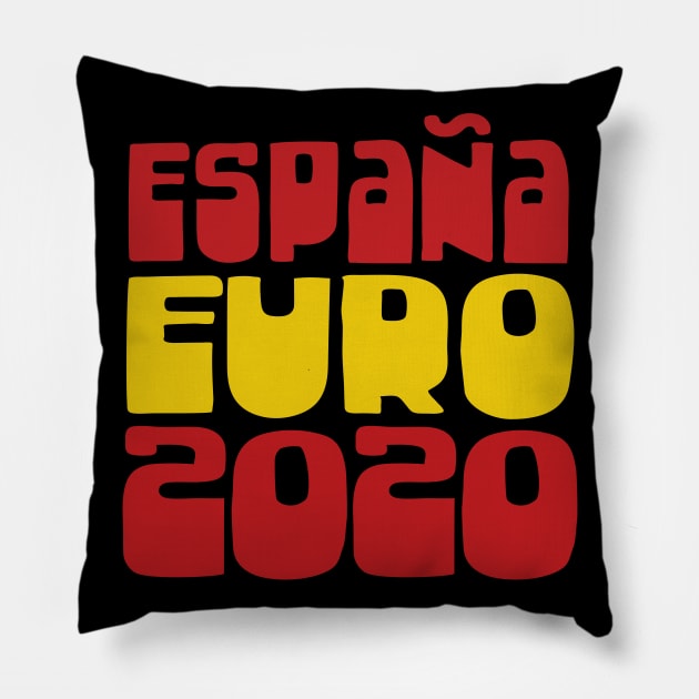 España Euro 2020 // Football Fan Design Pillow by DankFutura