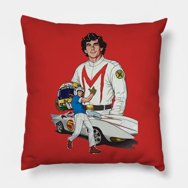 legend of speed racer Pillow by tutuppagar