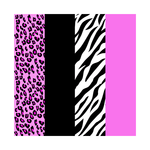 Leopard Print, Zebra Print, Animal Print, Pink by Jelena Dunčević