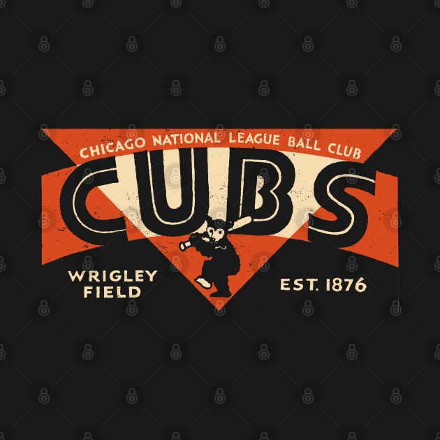 Throwback Chicago Cubs 2 by Buck Tee by Buck Tee