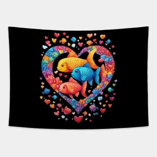 Rainbow Fish Tapestry