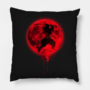 Samurai Moon Pillow