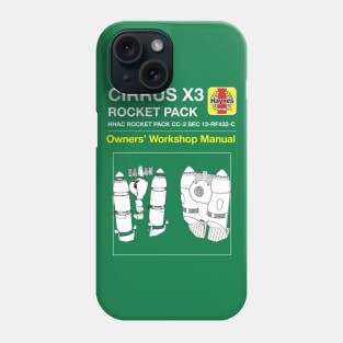 Rocketeer Jetpack Manual Phone Case