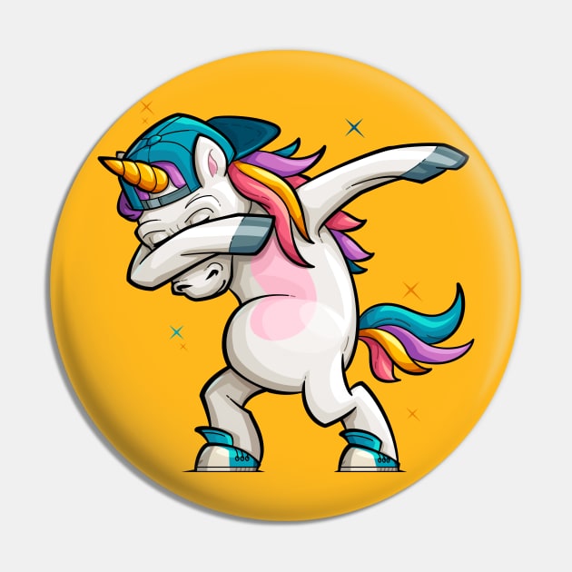 Dj Unicorn Dabbing Pin by Kachow ZA