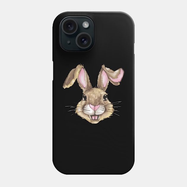 Cute Bunny Phone Case by NomiCrafts