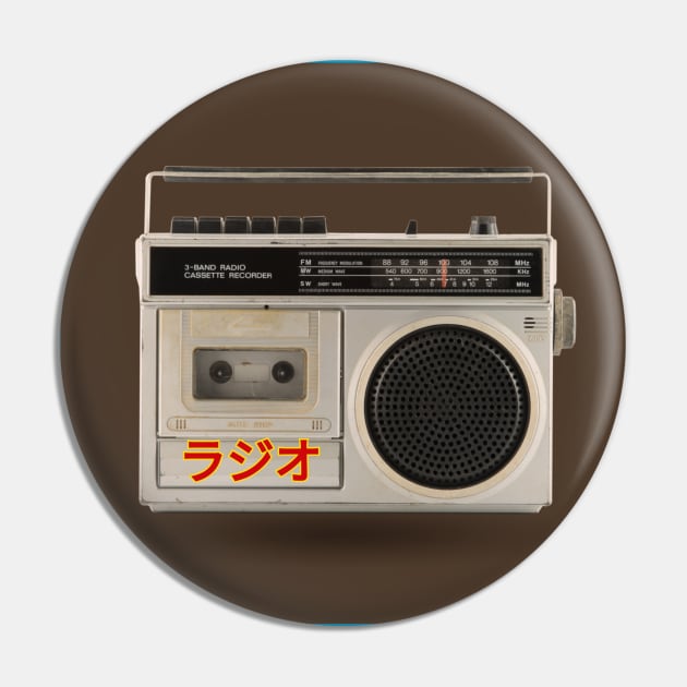 Retro radio cassette recorder Pin by G4M3RS