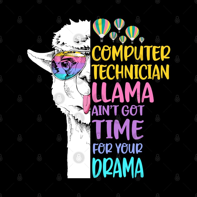 Computer Technician Llama by Li