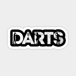 Darts Retro Darts Player Magnet