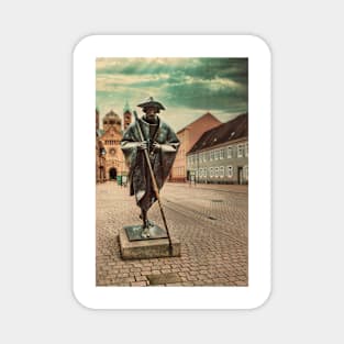 Copy of Statue of a Pilgrim to Santiago De Compostela, Speyer, Germany Magnet