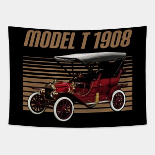 Ford Model T 1908 Awesome Automobile Tapestry