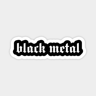 black metal Magnet