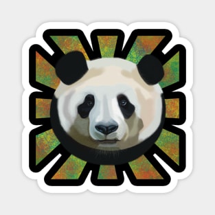 Striking Panda on Atomic bubble ray Magnet