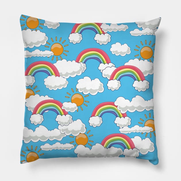 Rainbows Pillow by nickemporium1