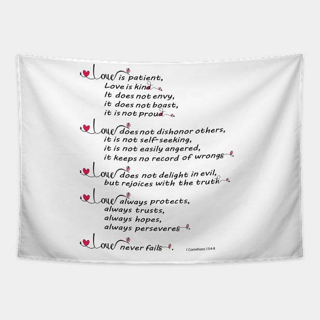 What is Love? Tapestry by Wynne Web Adventures