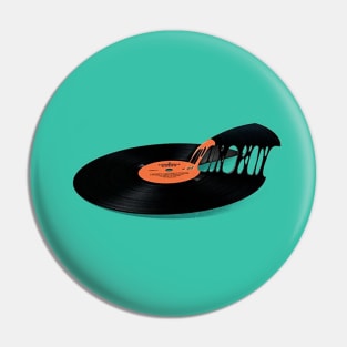 A Slice Of Vinyl Pin