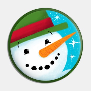 Cute Snowman Pin