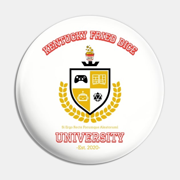 KFD University Pin by KYFriedDice