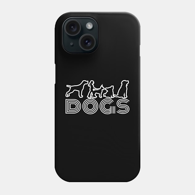 Dogs Lover Tee Phone Case by PatBelDesign