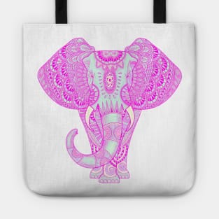 Mandala elephant pink Tote