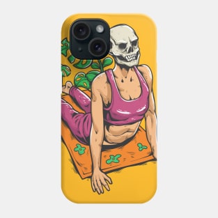 Till death do us yoga Phone Case