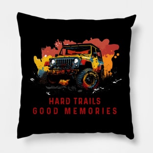Off Road 4x4 Jeep Lover T-Shirt with Quote Pillow