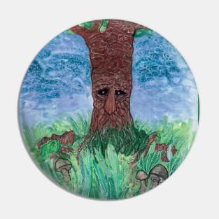 Wise Old Tree Pin