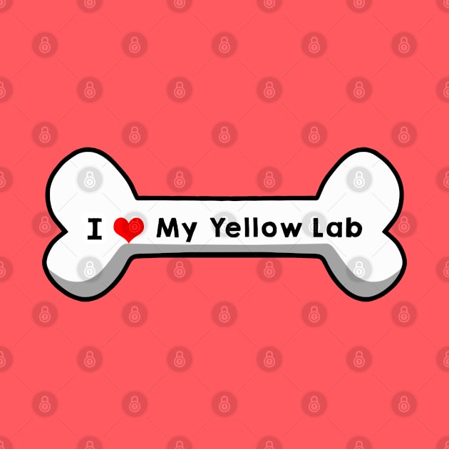 I love My Yellow Lab by mindofstate