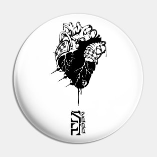 Synthetic heart Pin