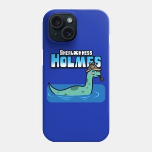 Cute Sherlock Holmes Kawaii Lochness Monster Funny Cartoon Phone Case