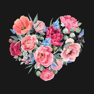 heart of flowers T-Shirt