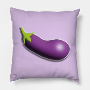 aubergine eggplant icon 3D Pillow