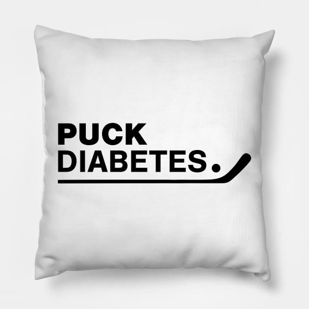 Puck Diabetes Pillow by dvdnds