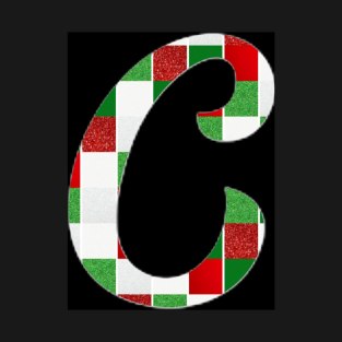 Christmas "C" Colorblock T-Shirt