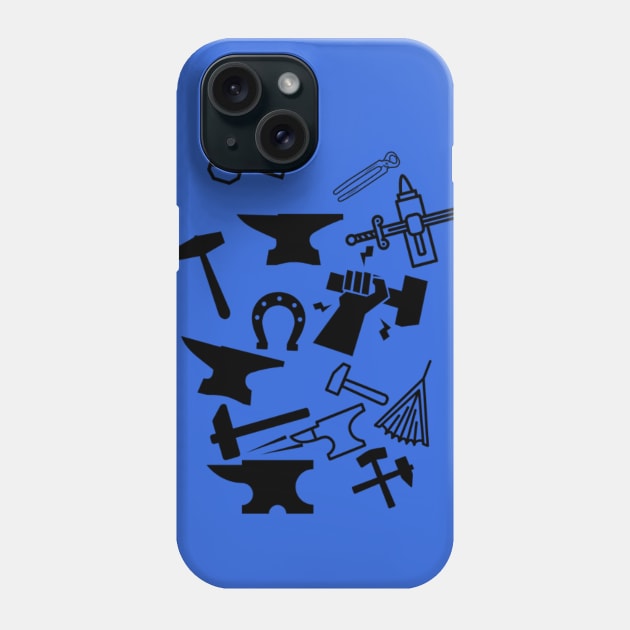 tools Phone Case by basicblacksmith