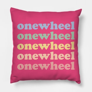 Fun One Wheel Retro Onewheel Pillow